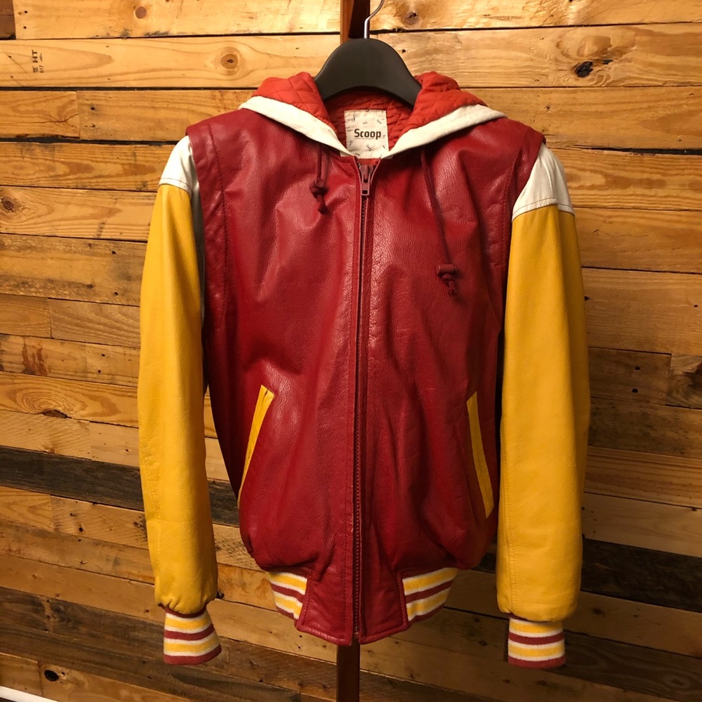 💖Vintage warm leather jacket💖